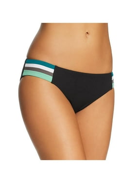 BECCA Womens Serene Metallic Botanical Print Swim Bottom Separates